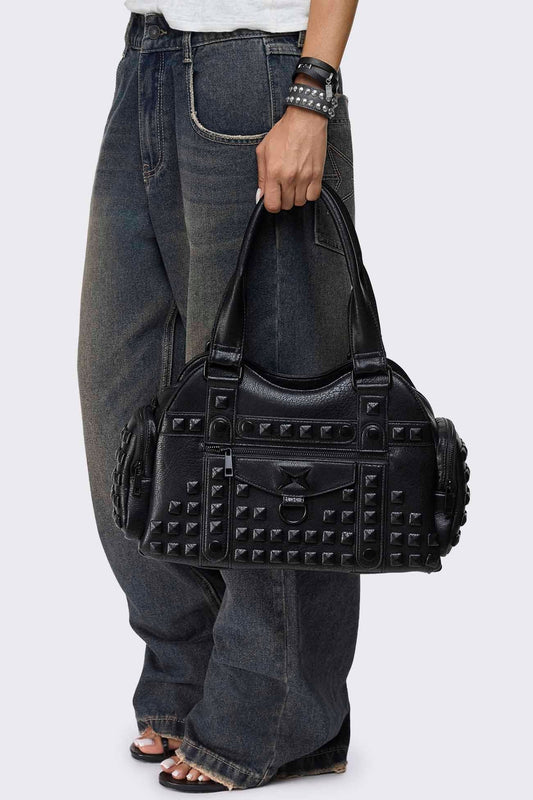 Clash Studded Shoulder Bag