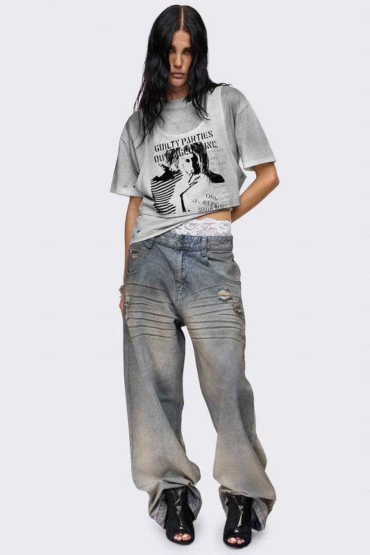 Guilty Parties Layered T-shirt