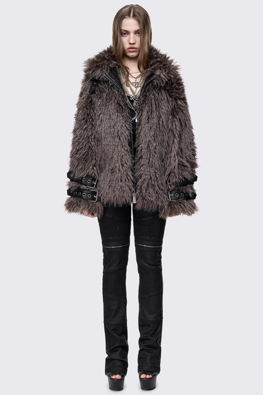 Foxy Faux Fur Jacket