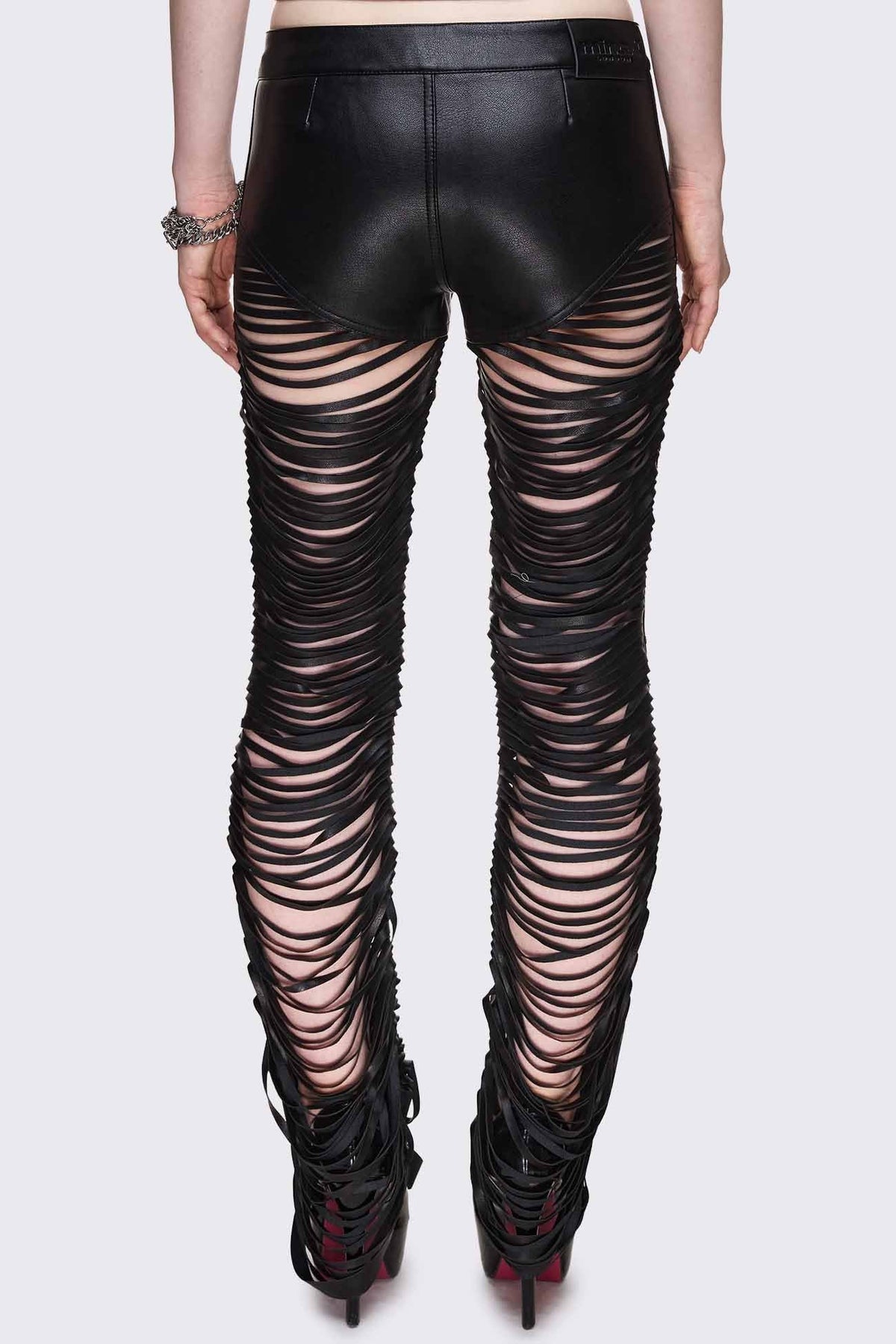 Bad Habits Slashed & Studded Pants