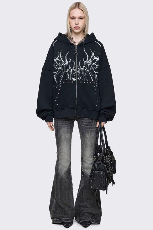 Hearth of Horns Zip Up Hoodie