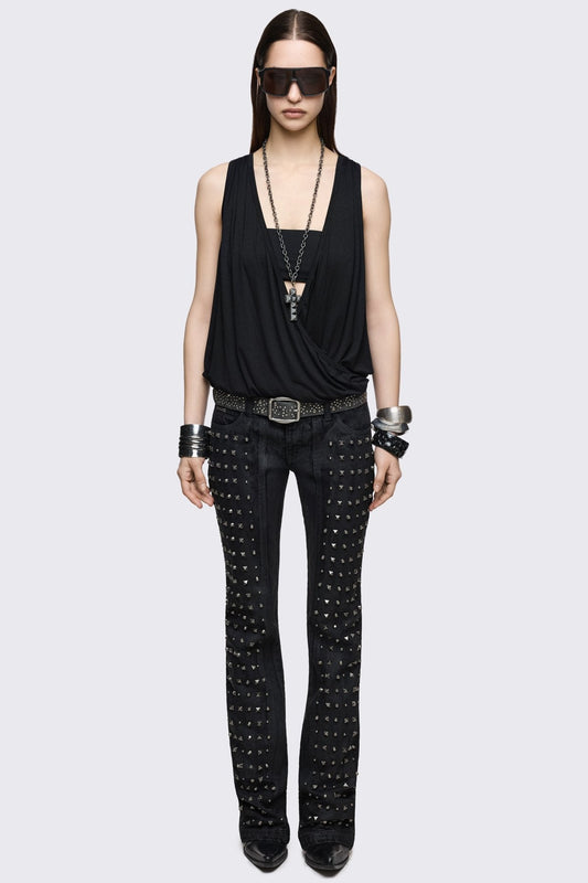Reya Wrap Vest Top