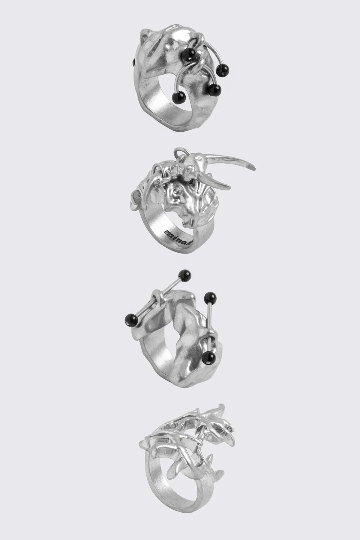 Glassy Ring Set