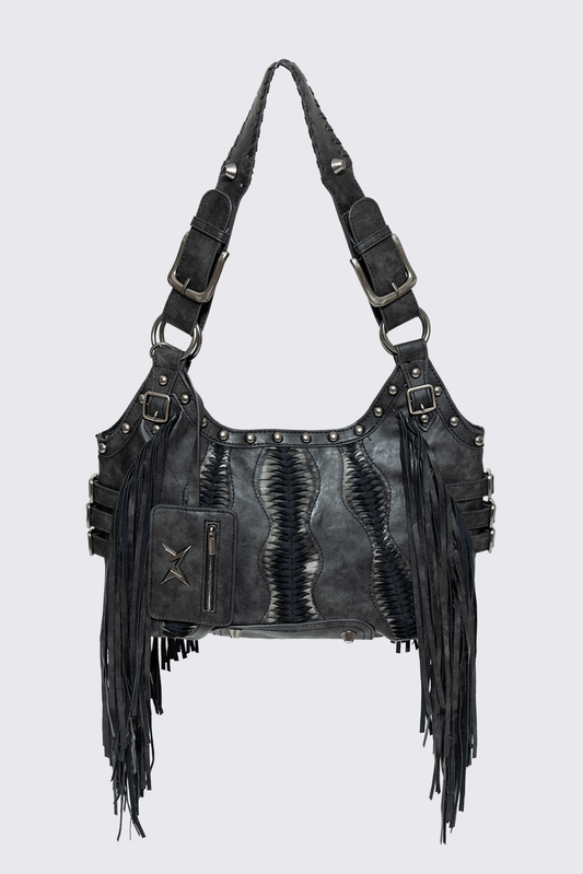 Suki Fringe Faux Shoulder Bag