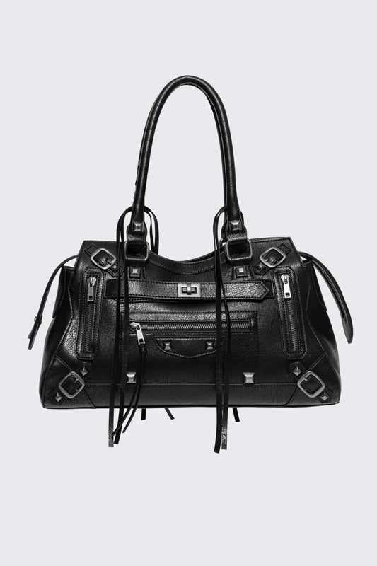 Pitch Black Shoulder Bag