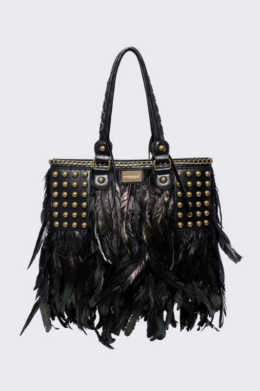 Raven Feather Tote Bag