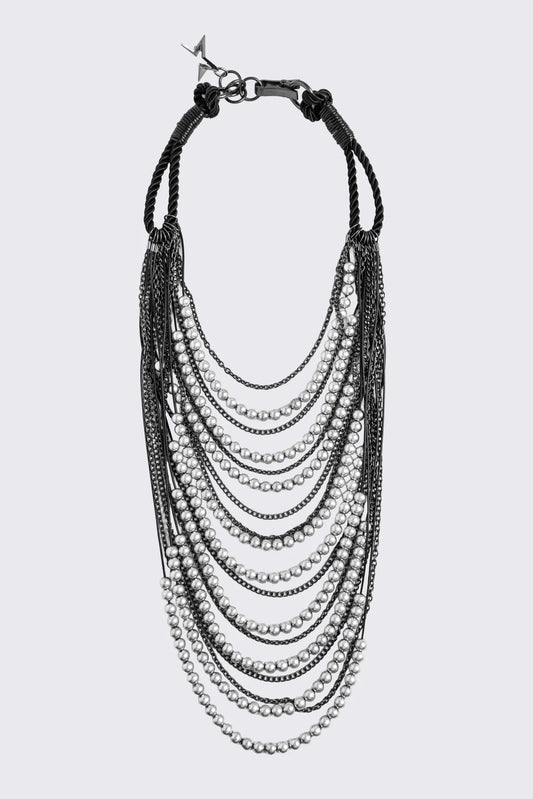 Lustre Beaded Necklace