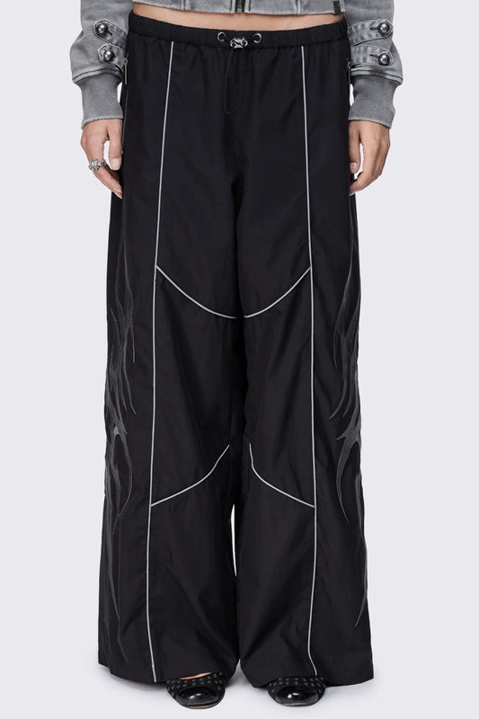 Void Black Sigil Graphic Tech Pants