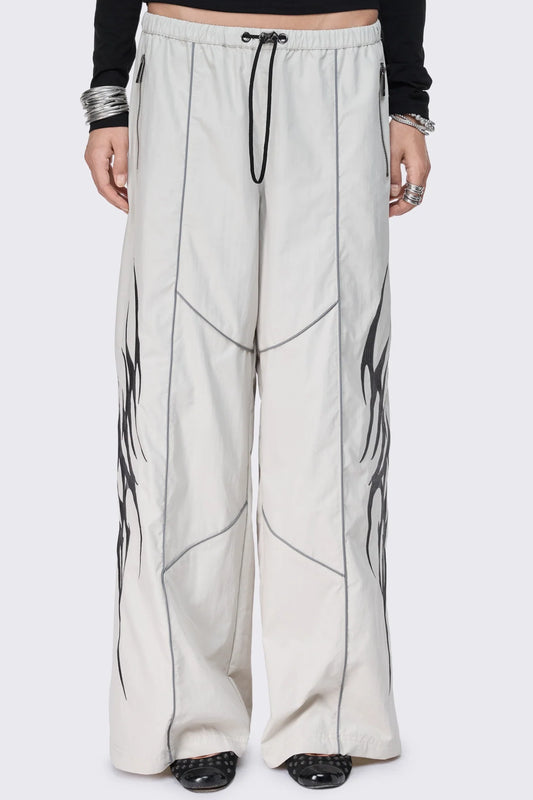 Void Grey Sigil Graphic Tech Pants