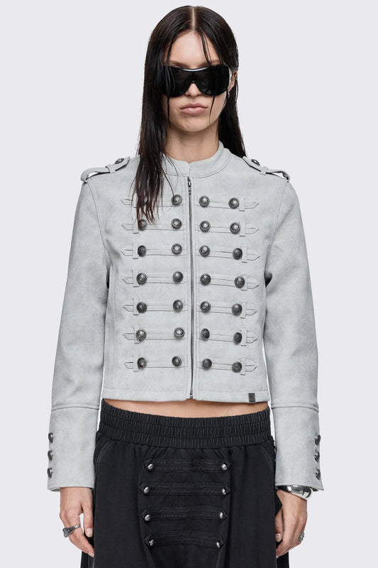 Cadence Worn Grey Hussar Jacket