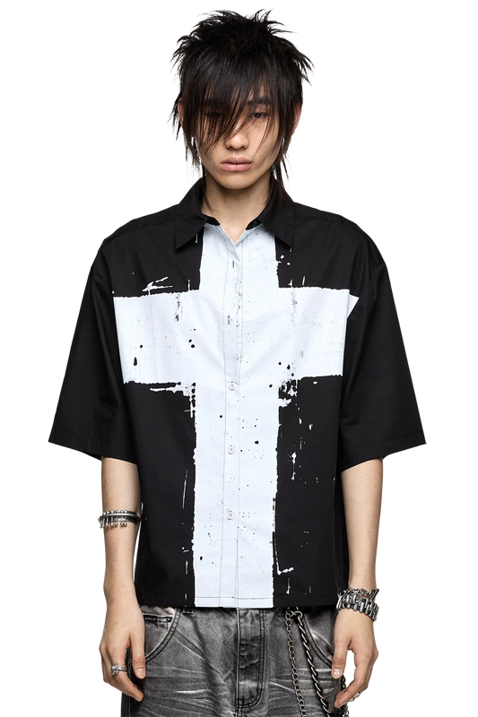 Never Saint Black Shirt