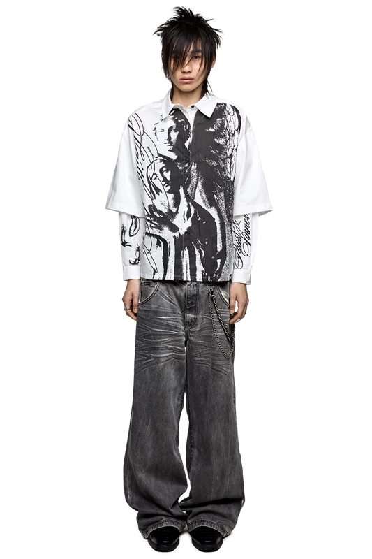 Faith & Sin Layered Shirt