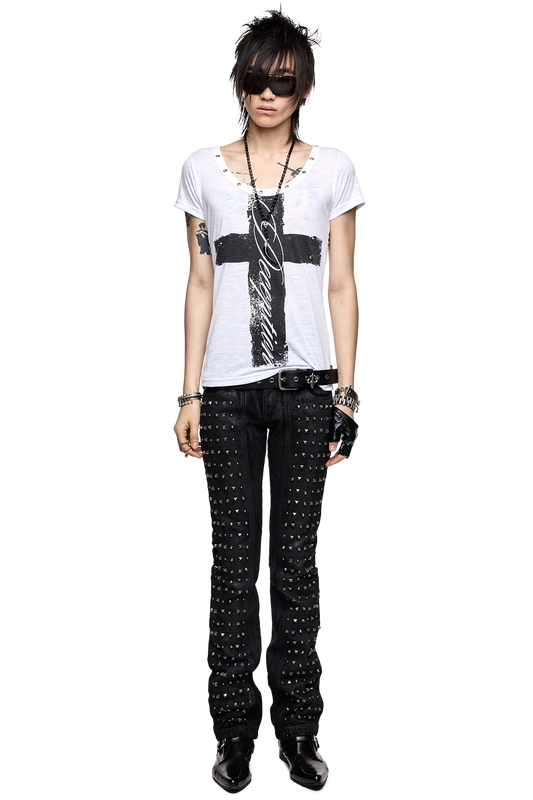 Riot Studded Bootcut Jeans