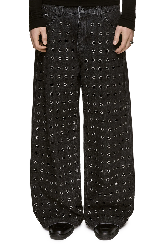 Rogue Black Baggy Jeans