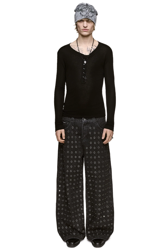 Rogue Black Baggy Jeans