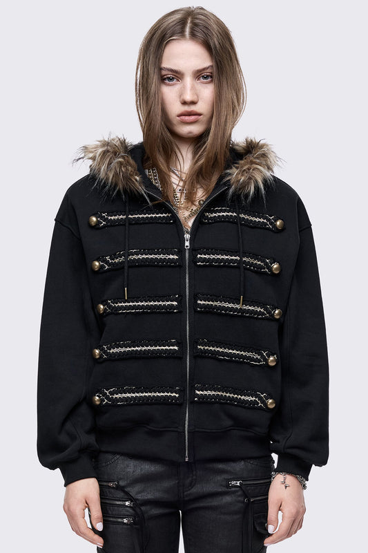 Vengeance Military Zip Up Hoodie