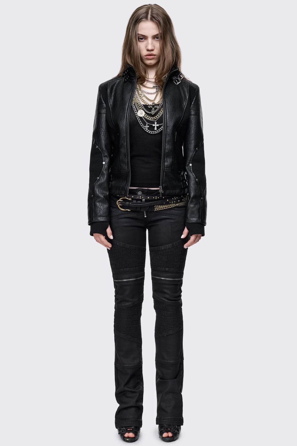 Rewind Moto Panelled Jacket