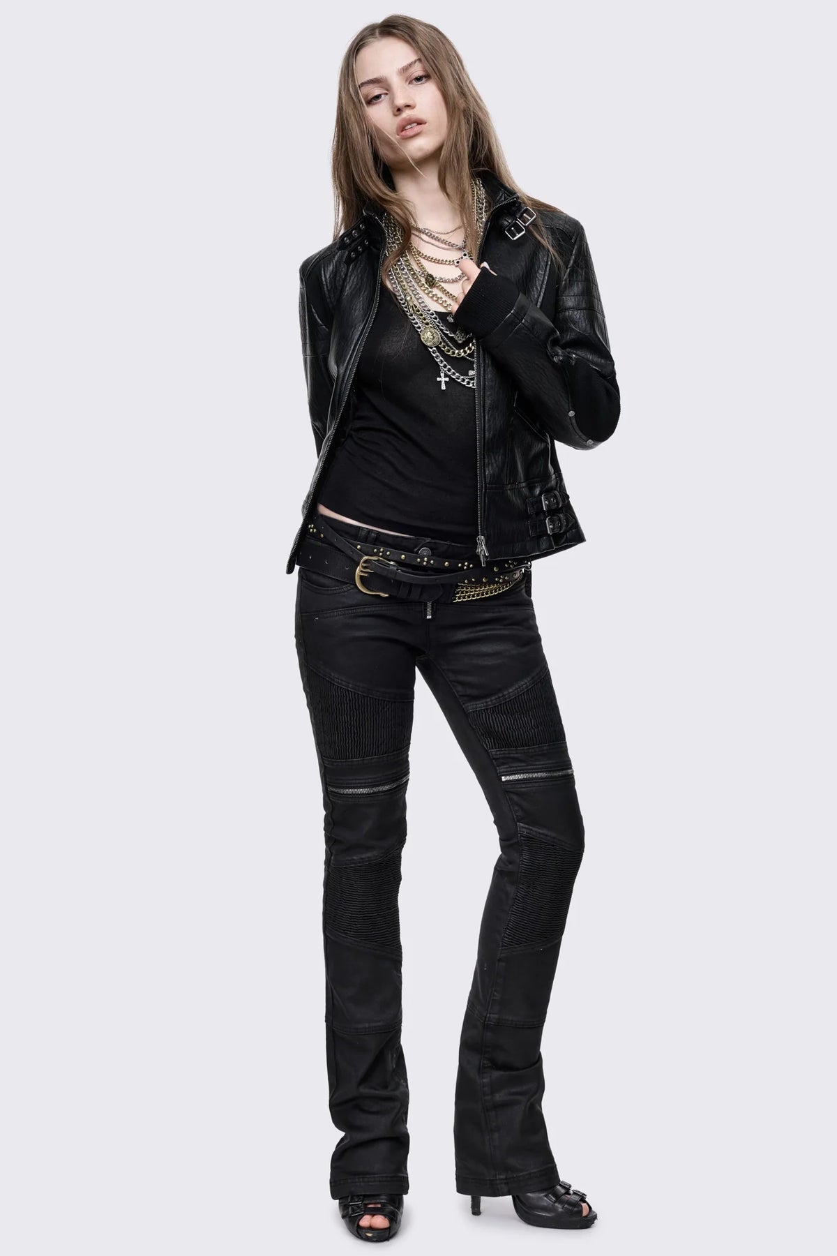 Rewind Moto Panelled Jacket