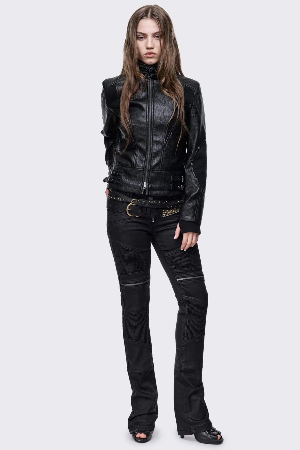 Rewind Moto Panelled Jacket