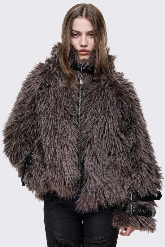Foxy Faux Fur Jacket