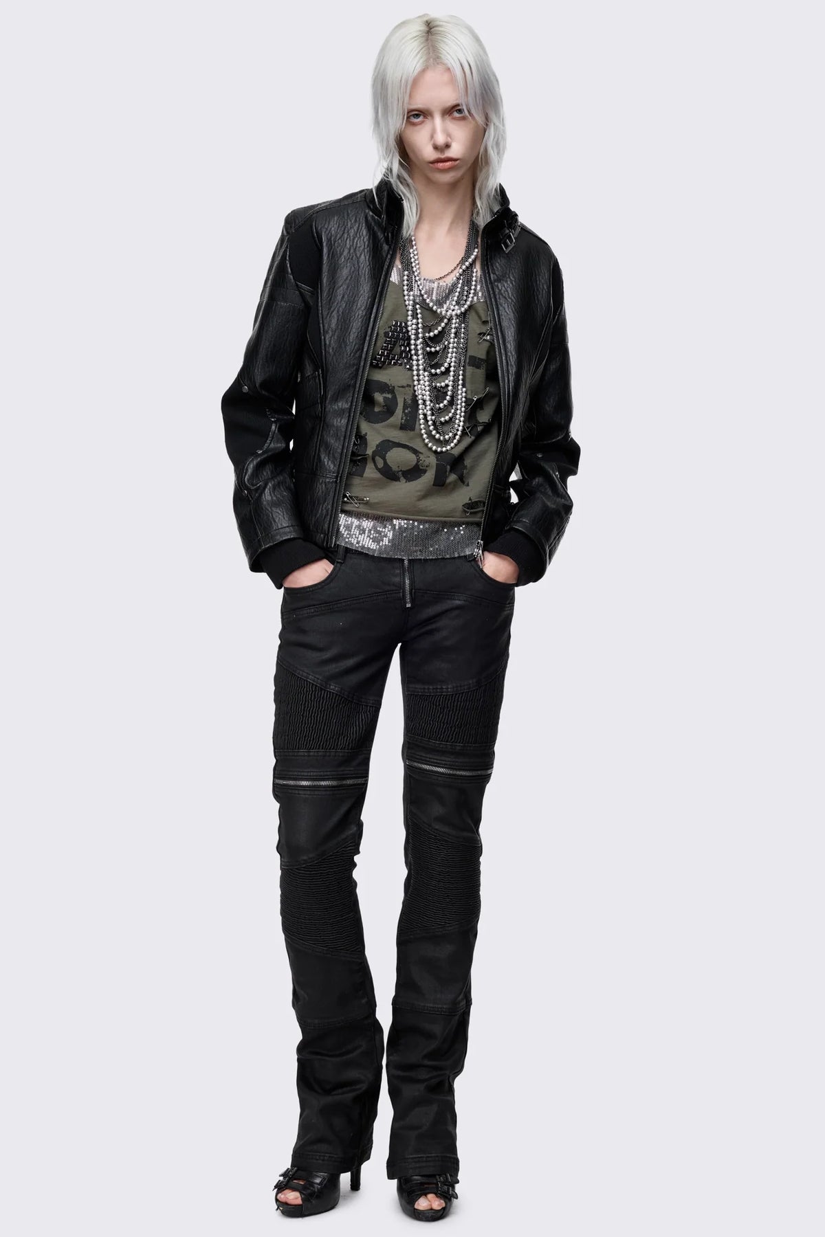Addiction Washed Long Sleeve Top
