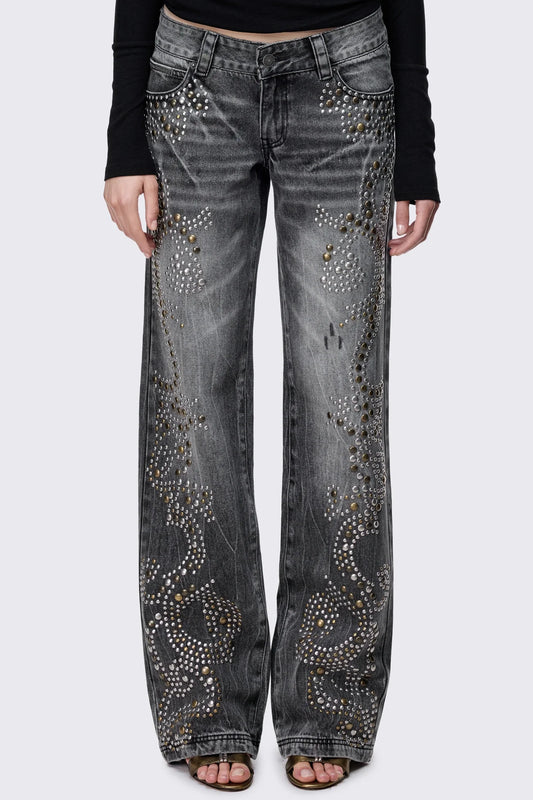 Anthem Studded Straight Jeans