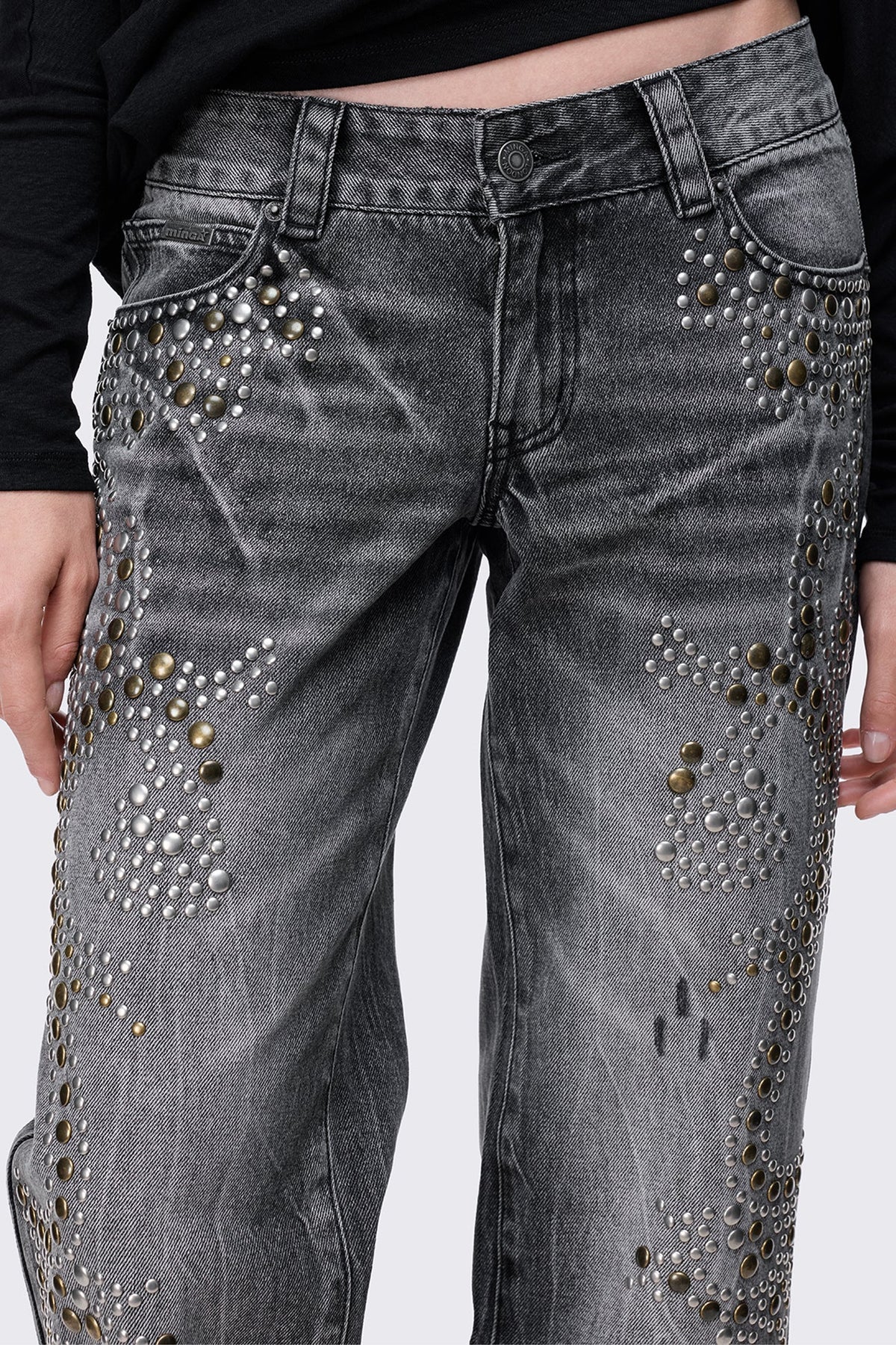 Anthem Studded Straight Jeans