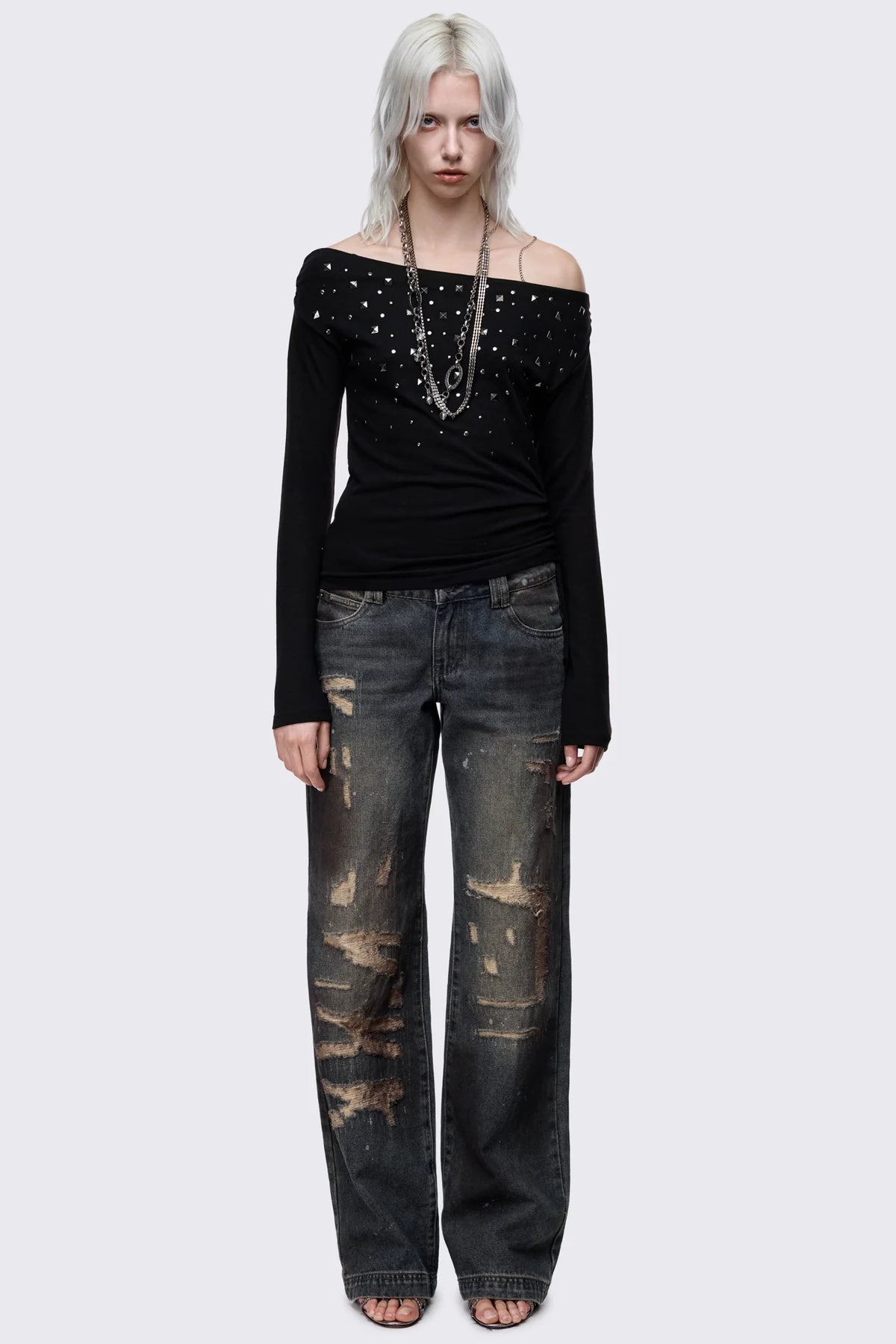 Maria Black Off-Shoulder Top