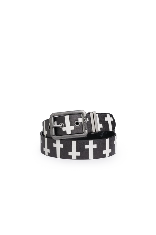 Crossed Out Buckle Belt