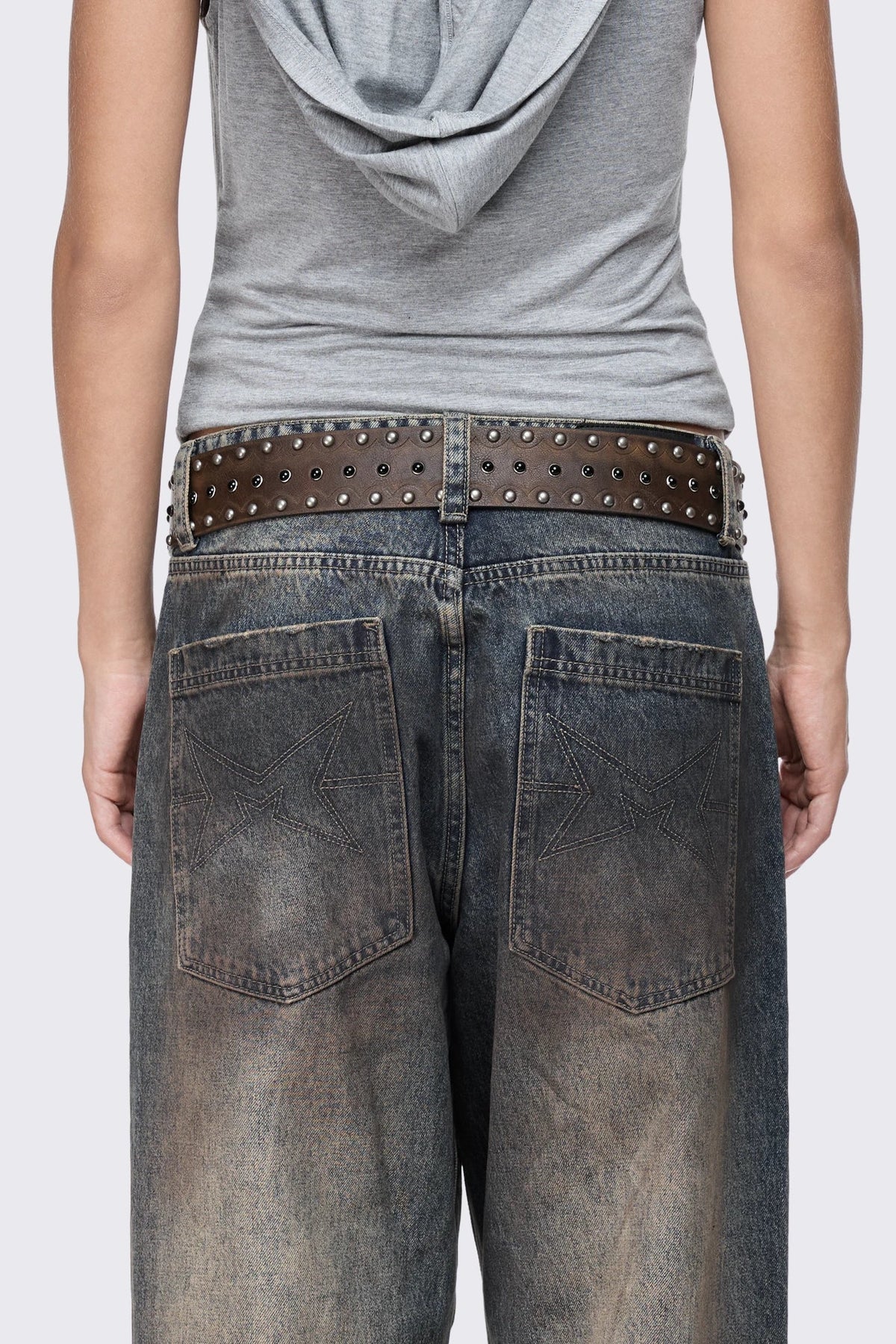 Solistice Washed Studded Belt