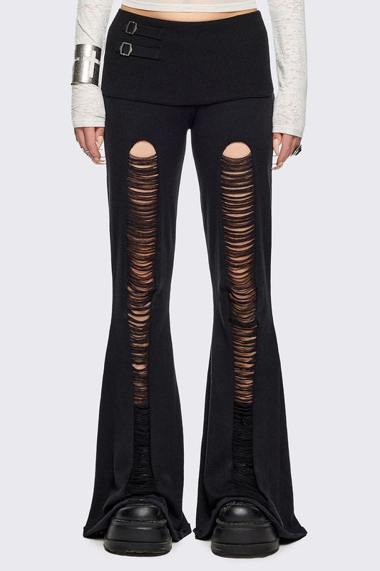 Broken Flare Pants