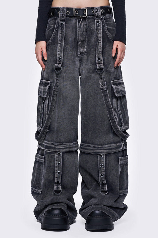 Trek Grey Cargo Jeans