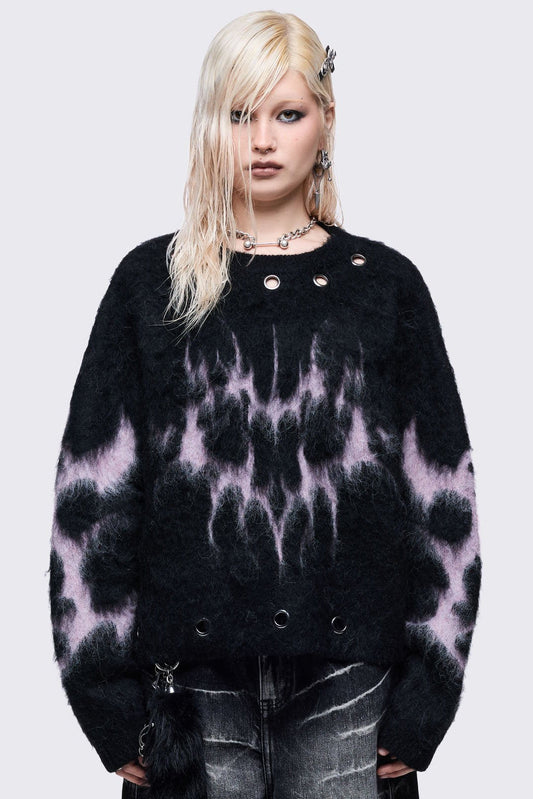 Bad Heart Black Sweater
