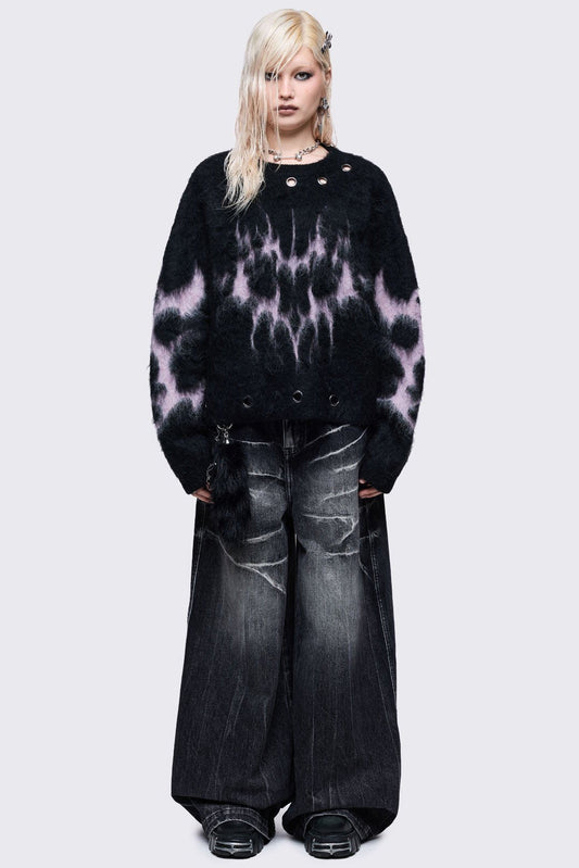 Bad Heart Black Sweater