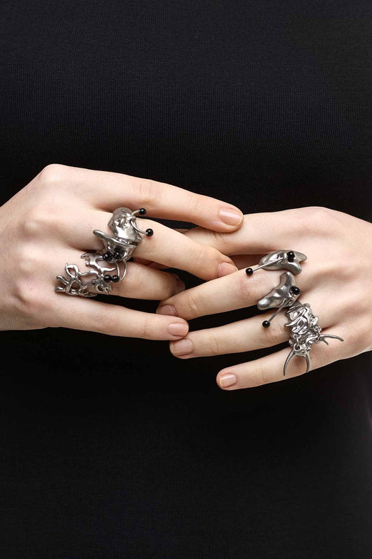 Glassy Ring Set