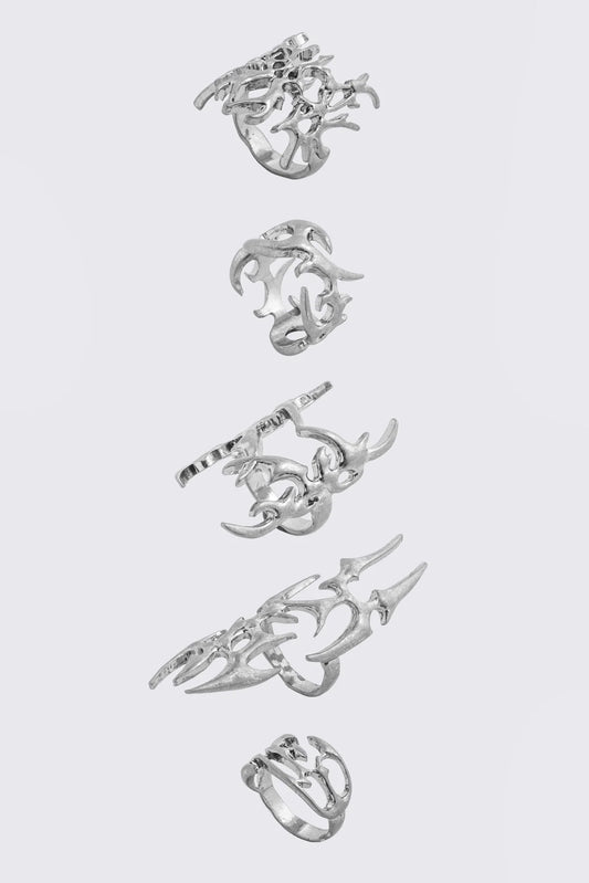 Iron Veins Ring Set
