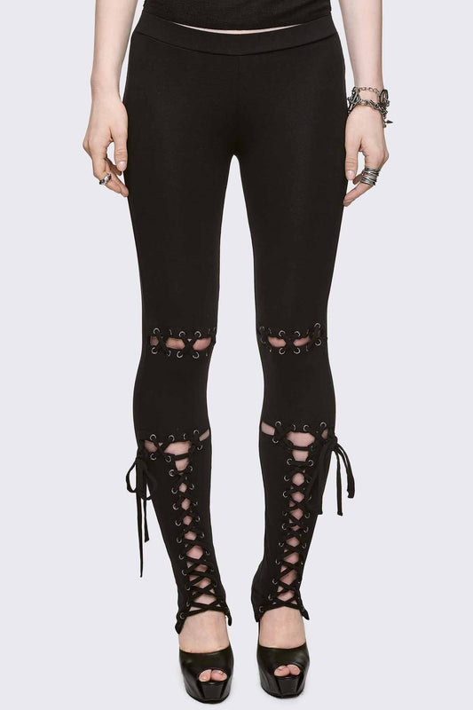 Laced Up Leggings