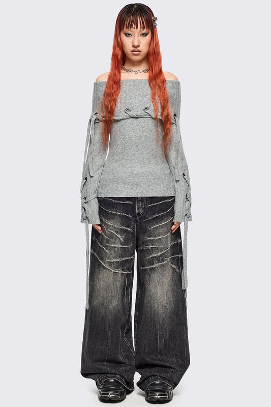 Lou Off-Shoulder Sweater