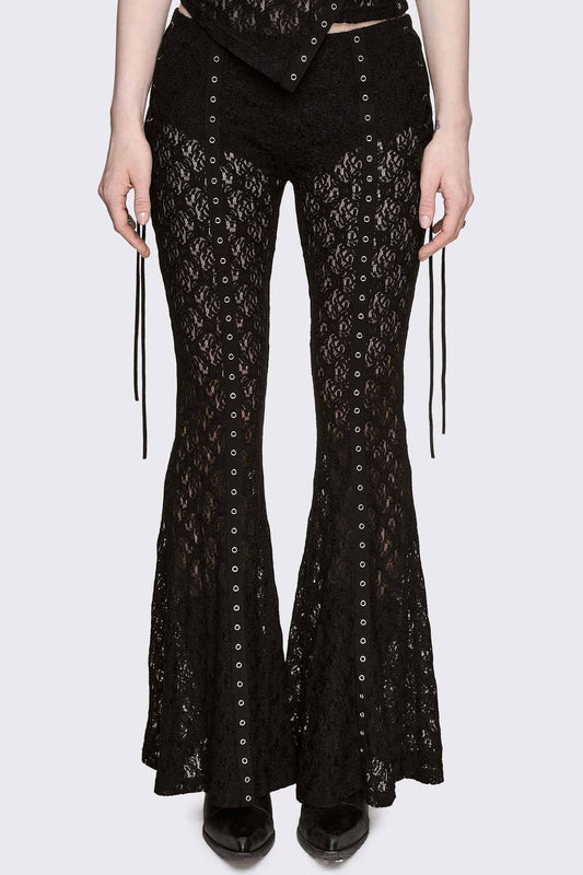 Moor Lace Flared Pants