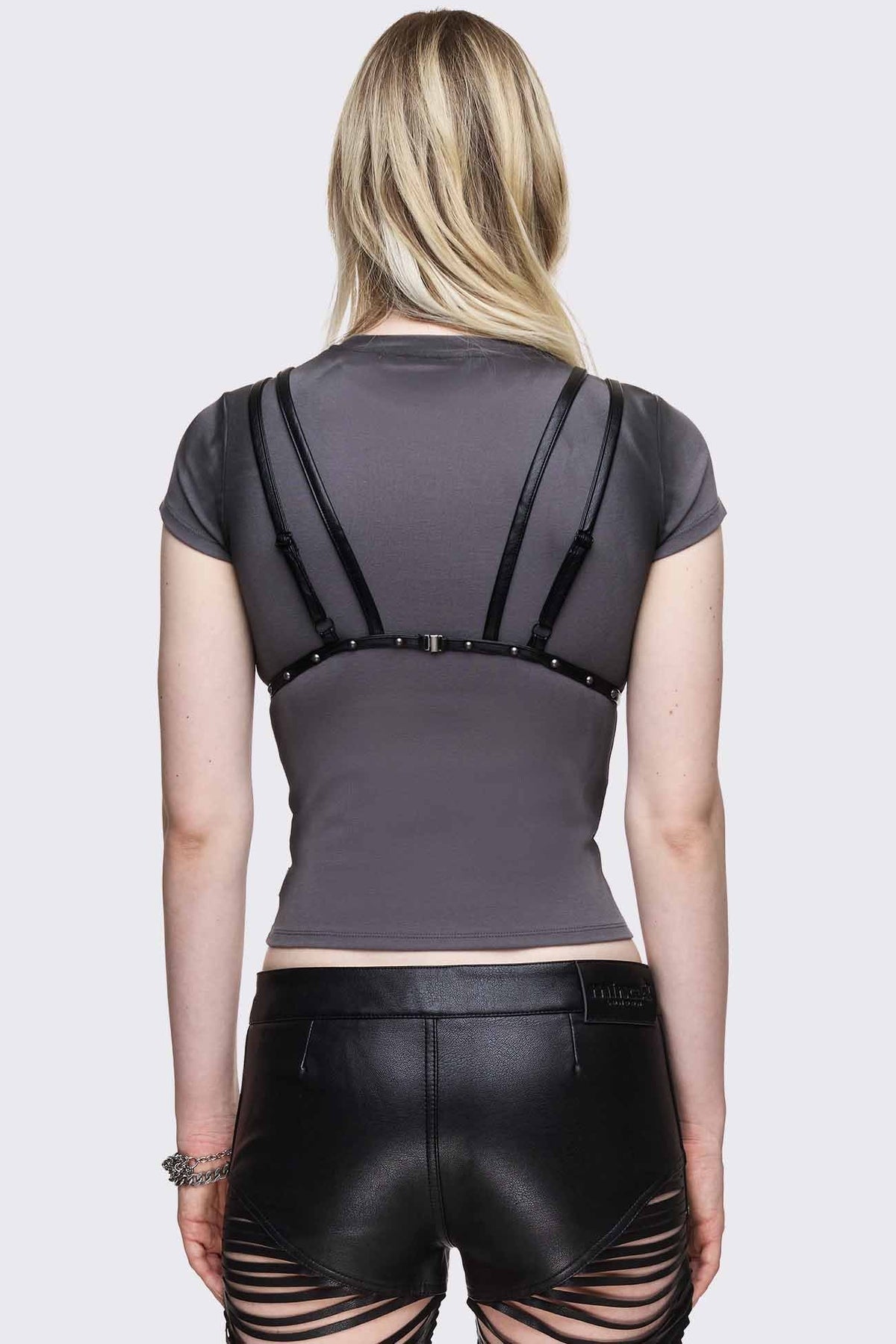 Mutiny Layered Studded Bralet Top