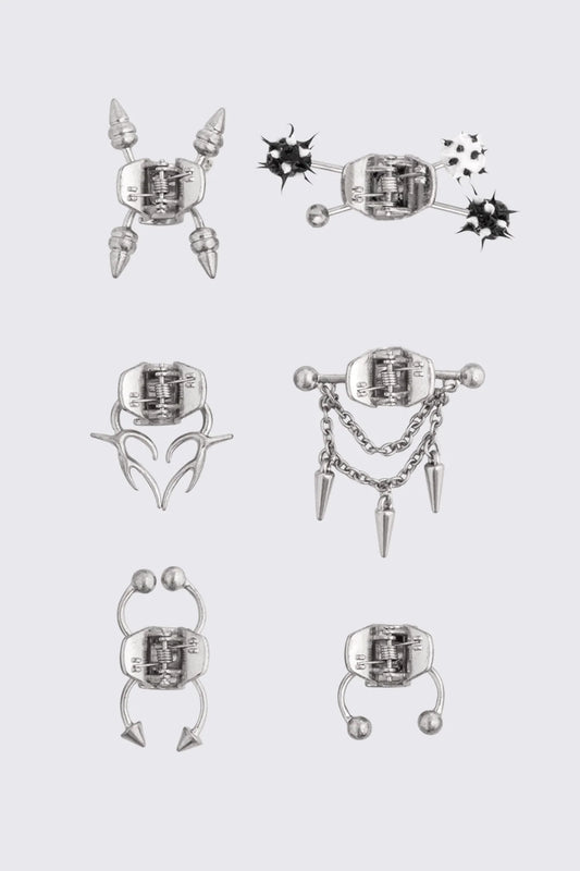 Pierce It Studs Hair Clips