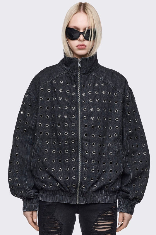 Rogue Denim Bomber Jacket