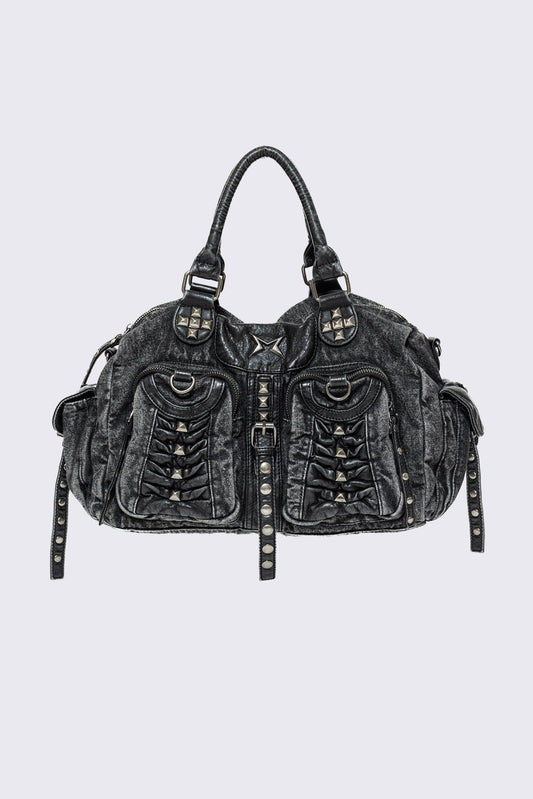 Vicious Denim Shoulder Bag