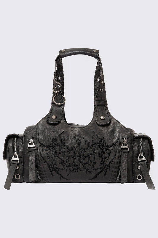 Xyra Faux Leather Shoulder Bag